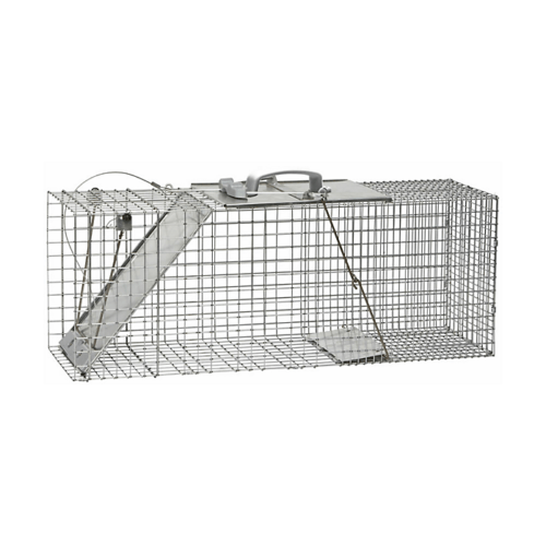 A cage for capturing animals.